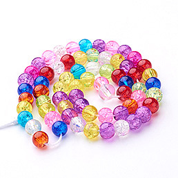 Crackle Glass Beads