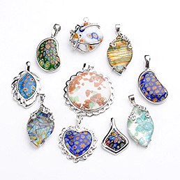 Millefiori Glass Pendants