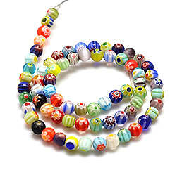 Millefiori Glass Beads