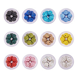Rhinestone Clay Pave Beads