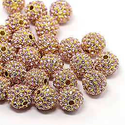 Alloy Rhinestone Beads