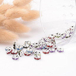 Rhinestone Spacer Beads