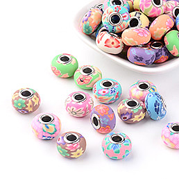Polymer Clay European Beads