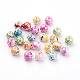 Printed Acrylic Beads