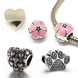 Metal European Beads