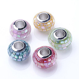 Shell & Pearl European Beads