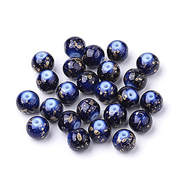 Painted Glass Beads