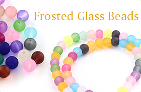 Frosted Glass Beads